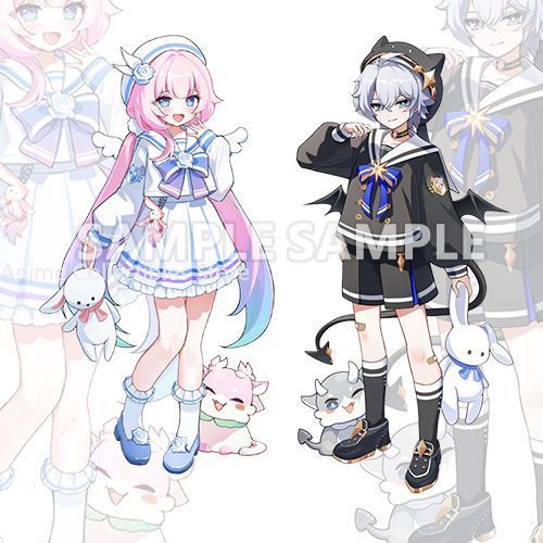 Action Figure Stand - Anime Honkai:Star Rail Khaslana Cyrene Acrylic