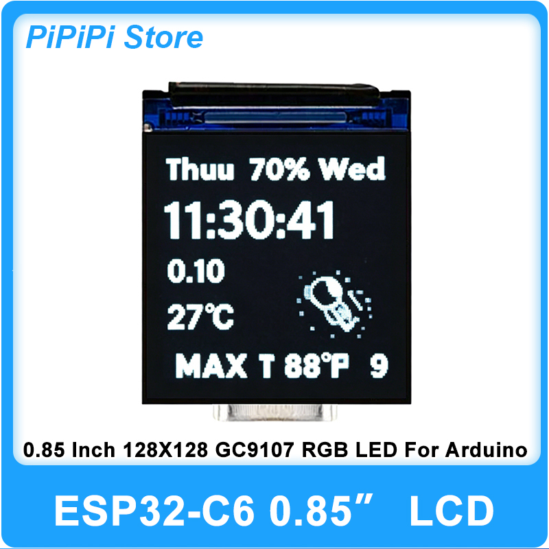 ESP32 C6 0.85 Inch 128X128 IPS - Graded Card Display incelemesi ve fiyatı