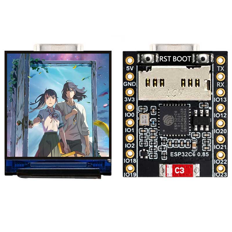 ESP32 C6 0.85 Inch 128X128 IPS - Graded Card Display incelemesi ve fiyatı
