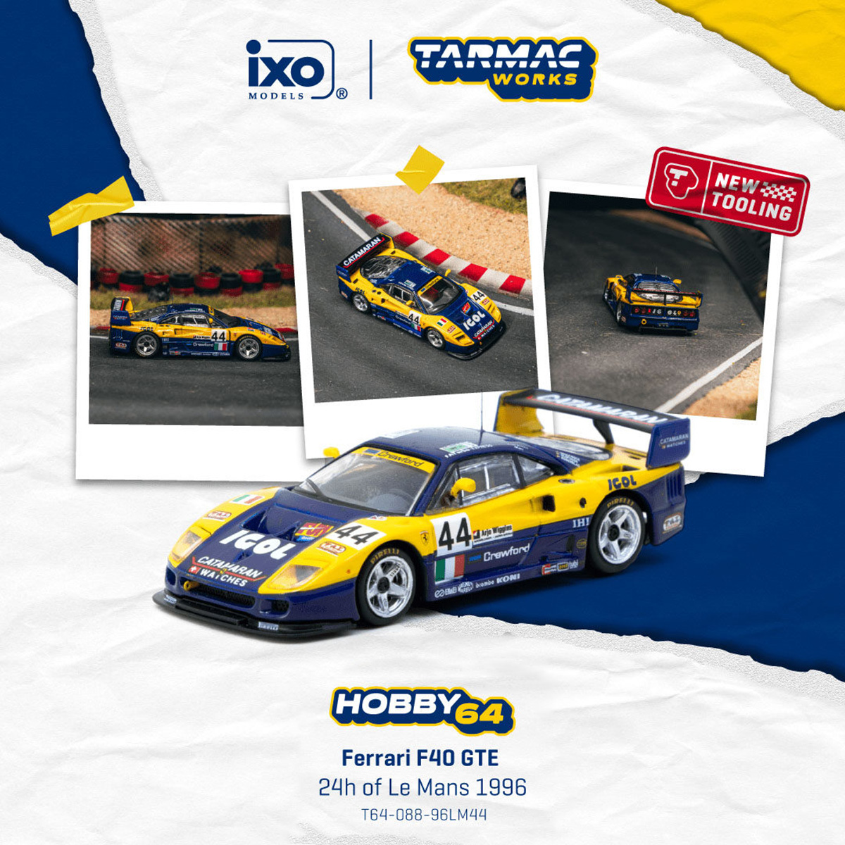 In Stock TW 1:64 Ferrari F40 G - Die Cast Car 1 64 incelemesi ve fiyatı