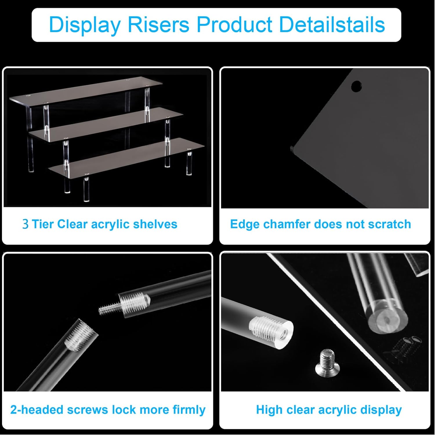 3 Tier Perfume Organizer Stand - Pop Display Shelf incelemesi ve fiyatı