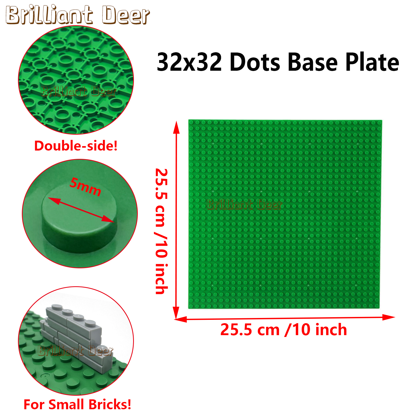 2PCS 32x32 Dots Base Plate Dou - Lego Minifigure Holder incelemesi ve fiyatı