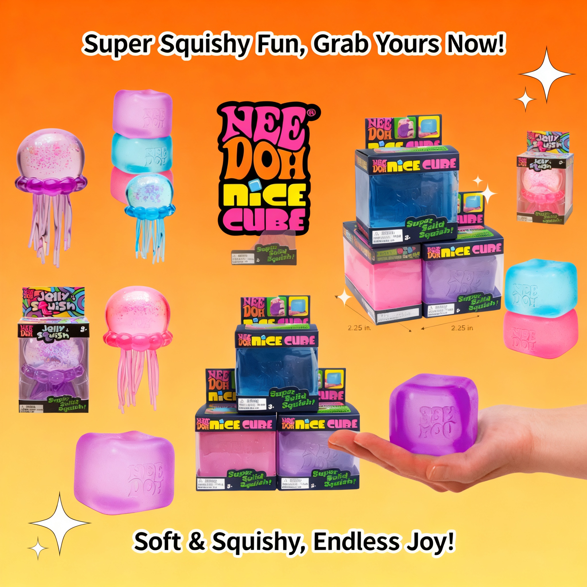 Trending Jellyfish Cube Squish - Fidget Cube Original incelemesi ve fiyatı