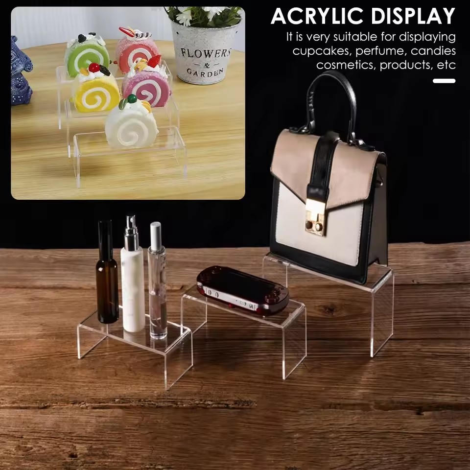 3/6/9/12Pc Clear Acrylic Displ - Display Risers Set incelemesi ve fiyatı