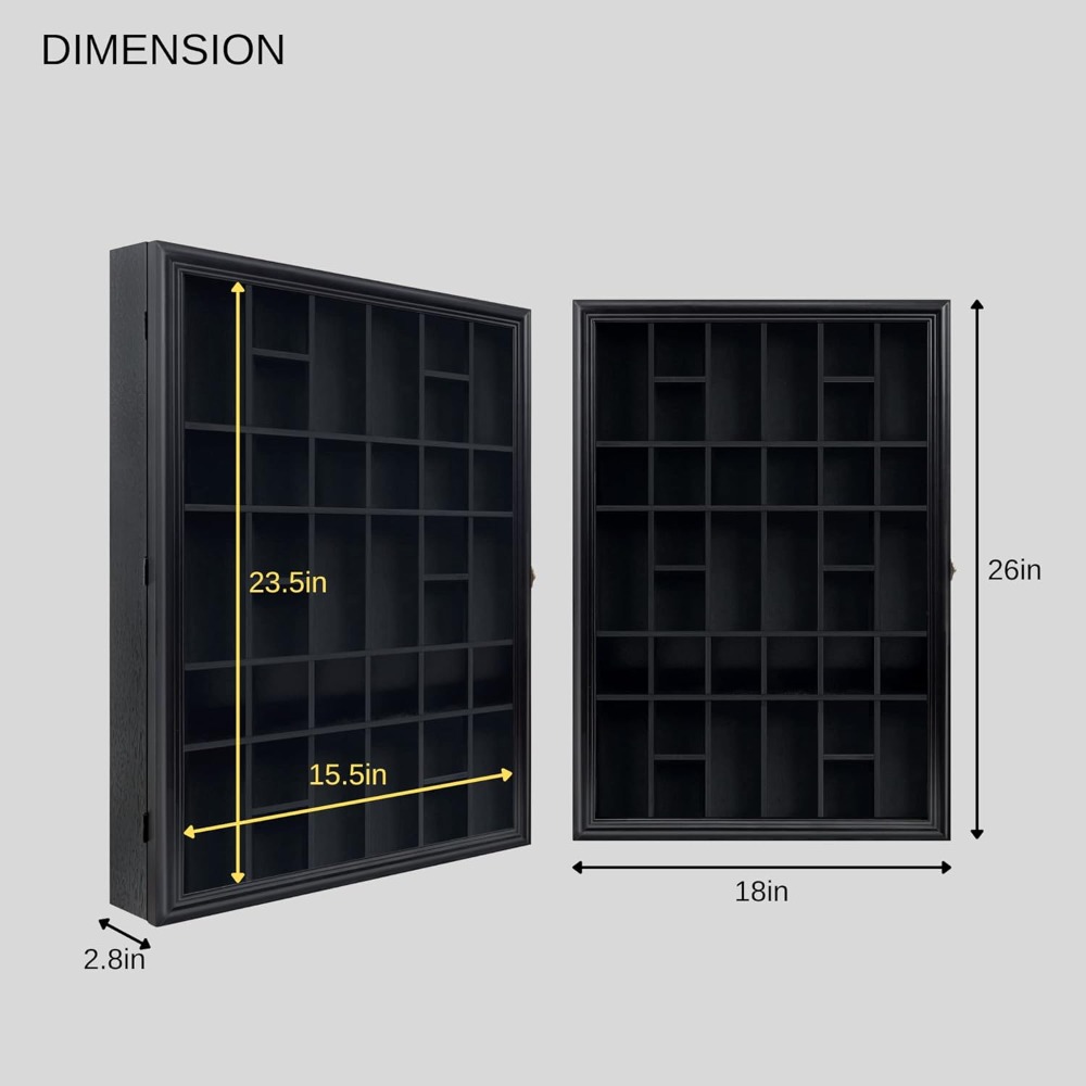 Shot Glass Display Cabinet Sol - Display Case Acrylic incelemesi ve fiyatı