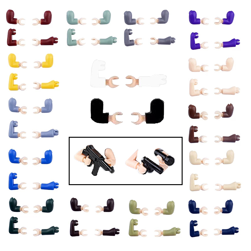 WW2 Military Figures Arms Hand - Lego Minifigure Holder incelemesi ve fiyatı