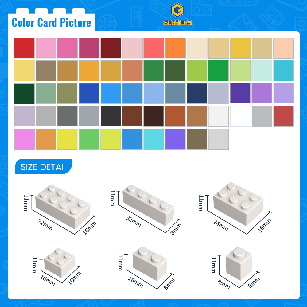 Gobricks 60477 10Pcs Slope 4x1 - Lego Minifigure Holder incelemesi ve fiyatı