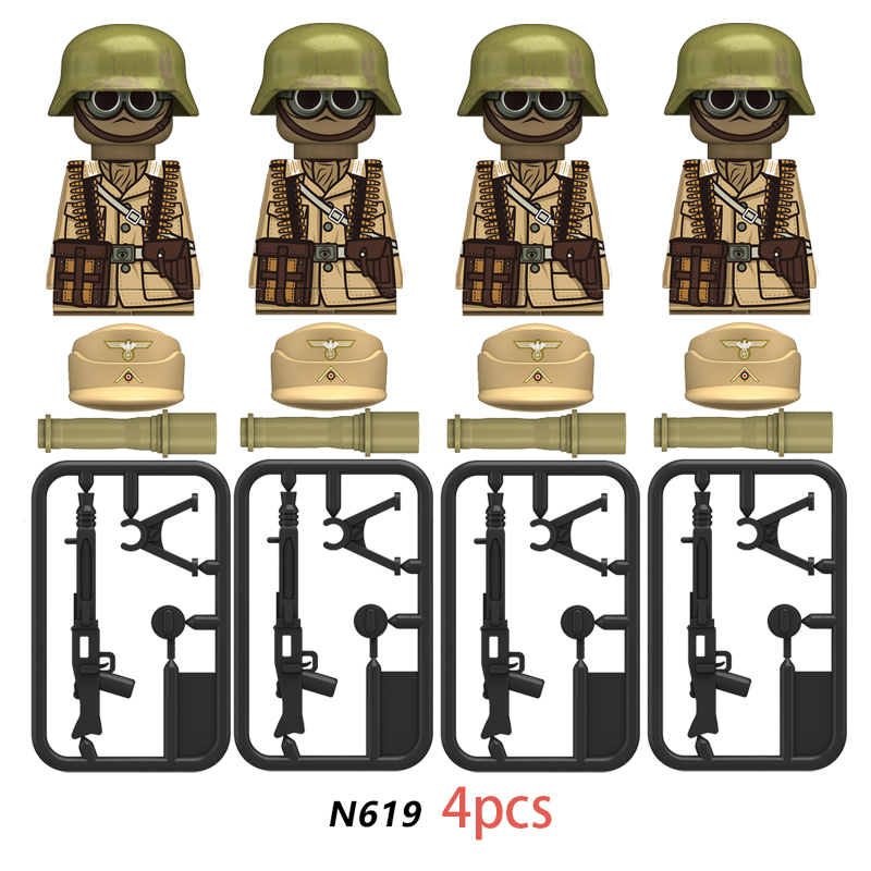 HOT Military Figures Building  - Lego Minifigure Holder incelemesi ve fiyatı