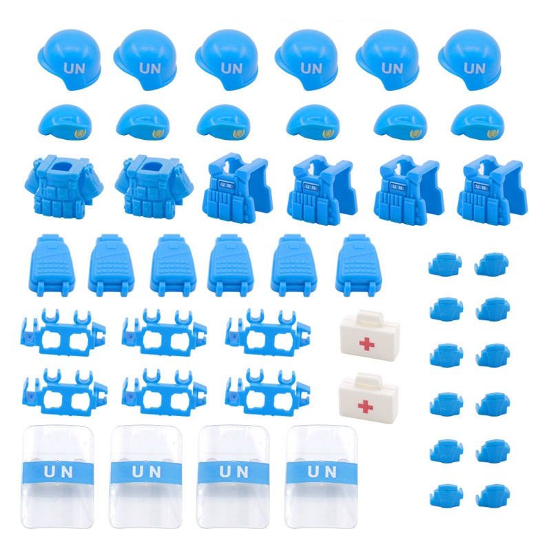 UN peacekeeping Forc Beret Bul - Lego Minifigure Holder incelemesi ve fiyatı