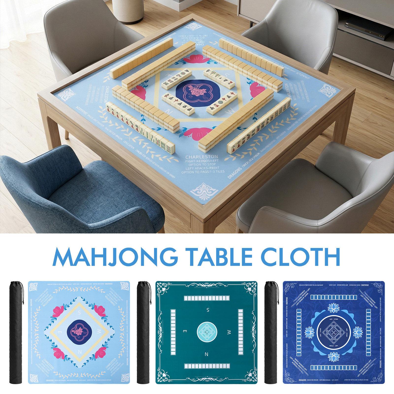 80cm Mahjong Table Mat Poker C - Graded Card Display incelemesi ve fiyatı