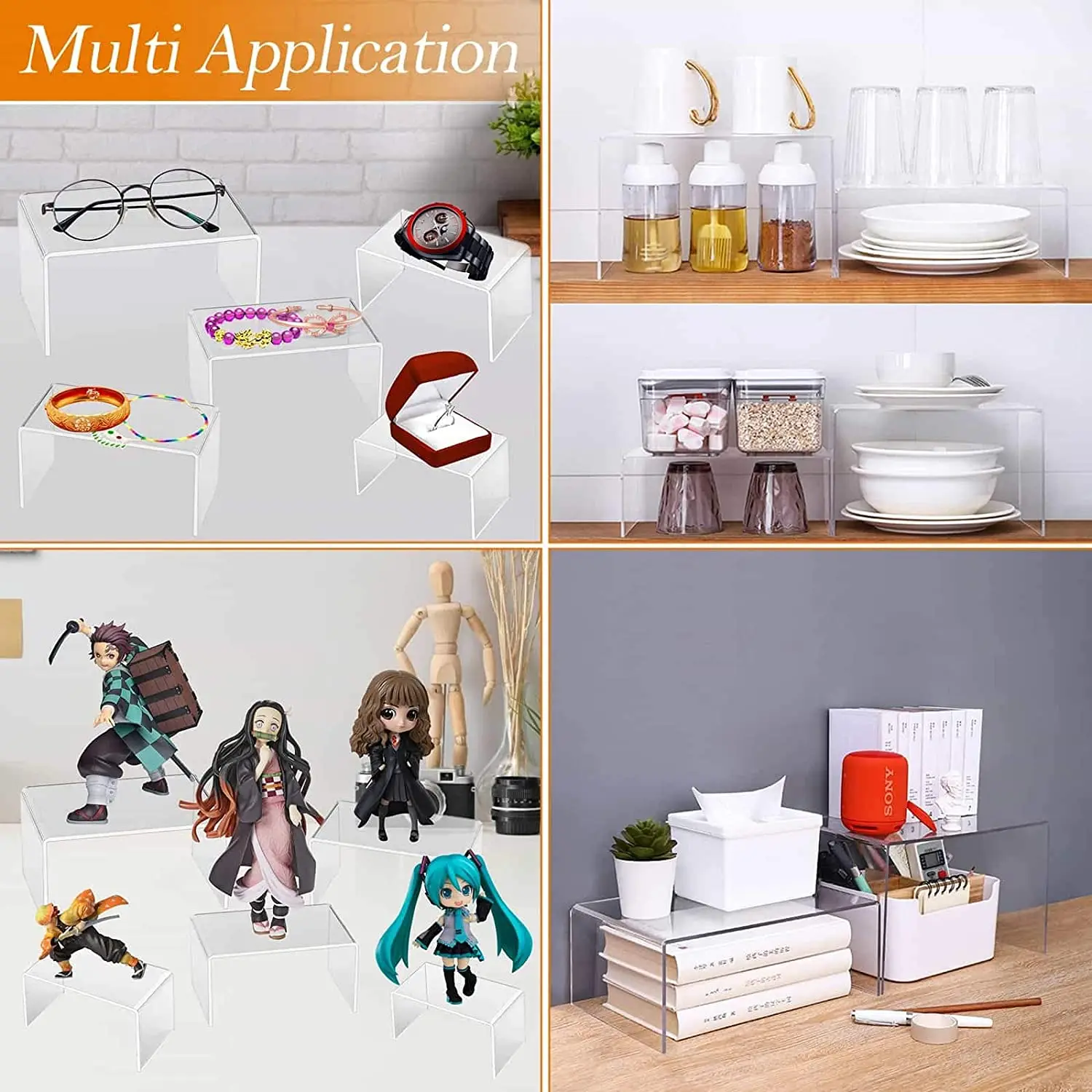 U Shape Acrylic Display Riser  - Pop Display Shelf incelemesi ve fiyatı