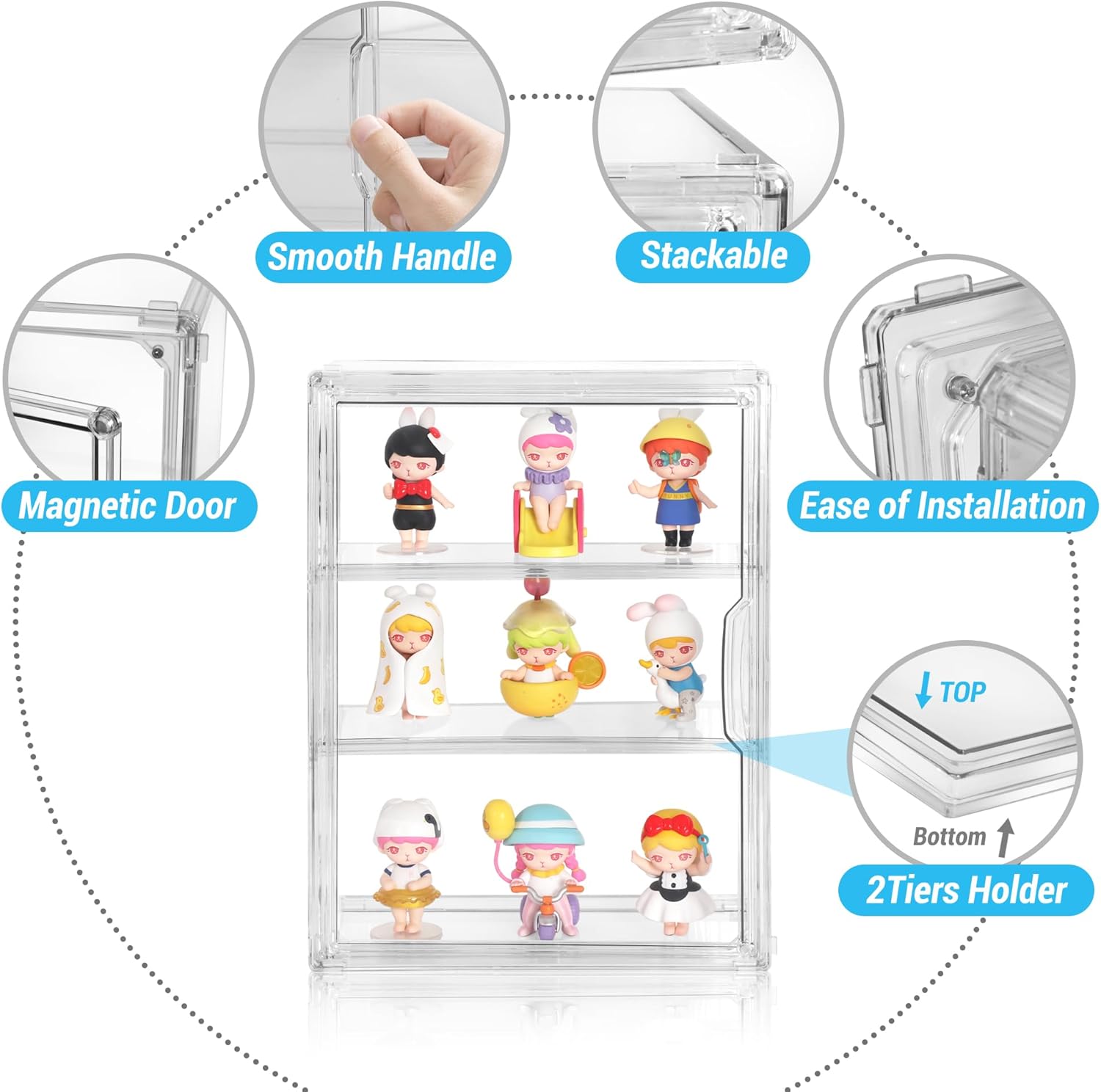 3-Tier Acrylic Display Case fo - Display Case Acrylic incelemesi ve fiyatı