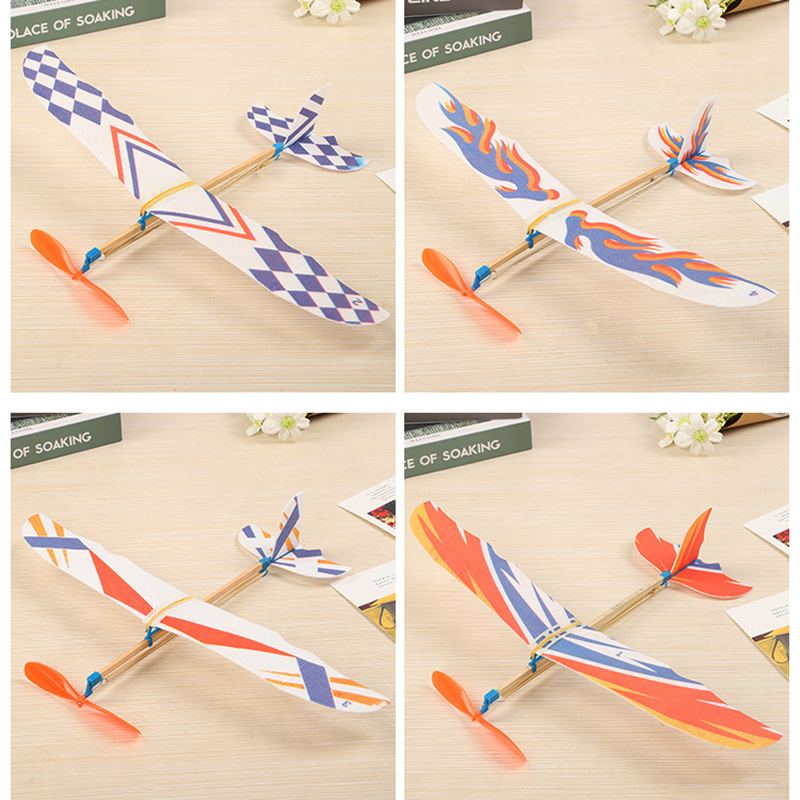5/10Pcs Rubber Band Powered Ai - Model Airplane Plastic incelemesi ve fiyatı
