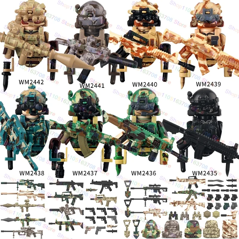 MOC Military Soldiers Action F - Lego Minifigure Holder incelemesi ve fiyatı