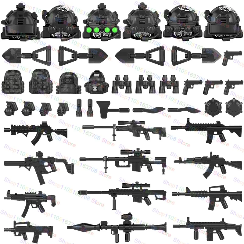 MOC Military Soldiers Action F - Lego Minifigure Holder incelemesi ve fiyatı