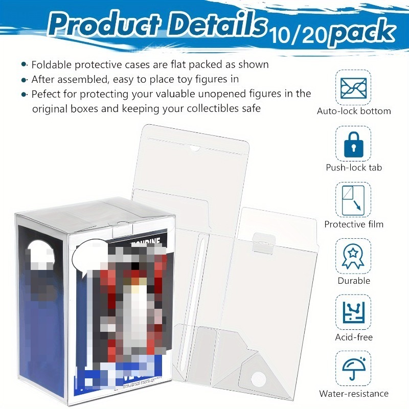 20/10-Pack Premium Clear Prote - Funko Pop Protector incelemesi ve fiyatı