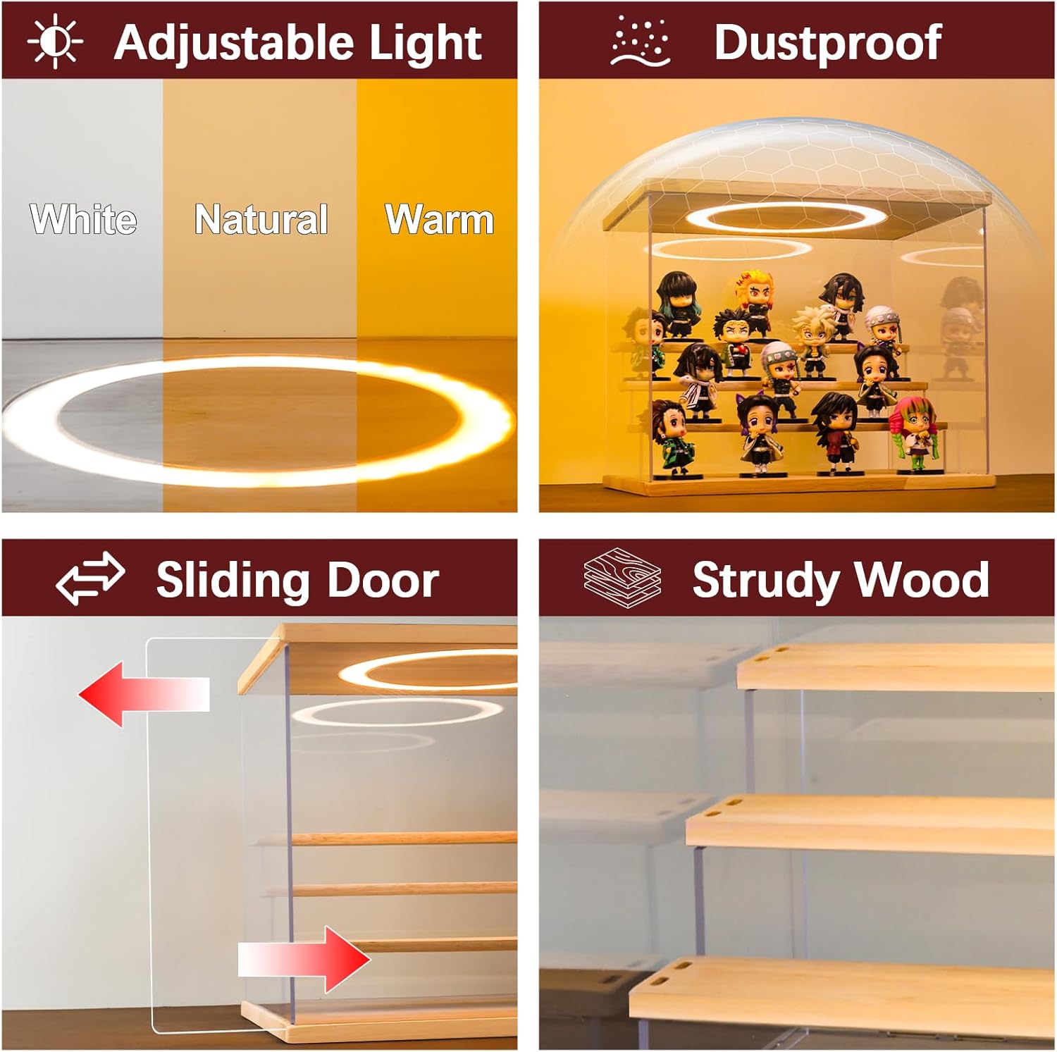 Acrylic Display Case with Adju - Display Case Acrylic incelemesi ve fiyatı