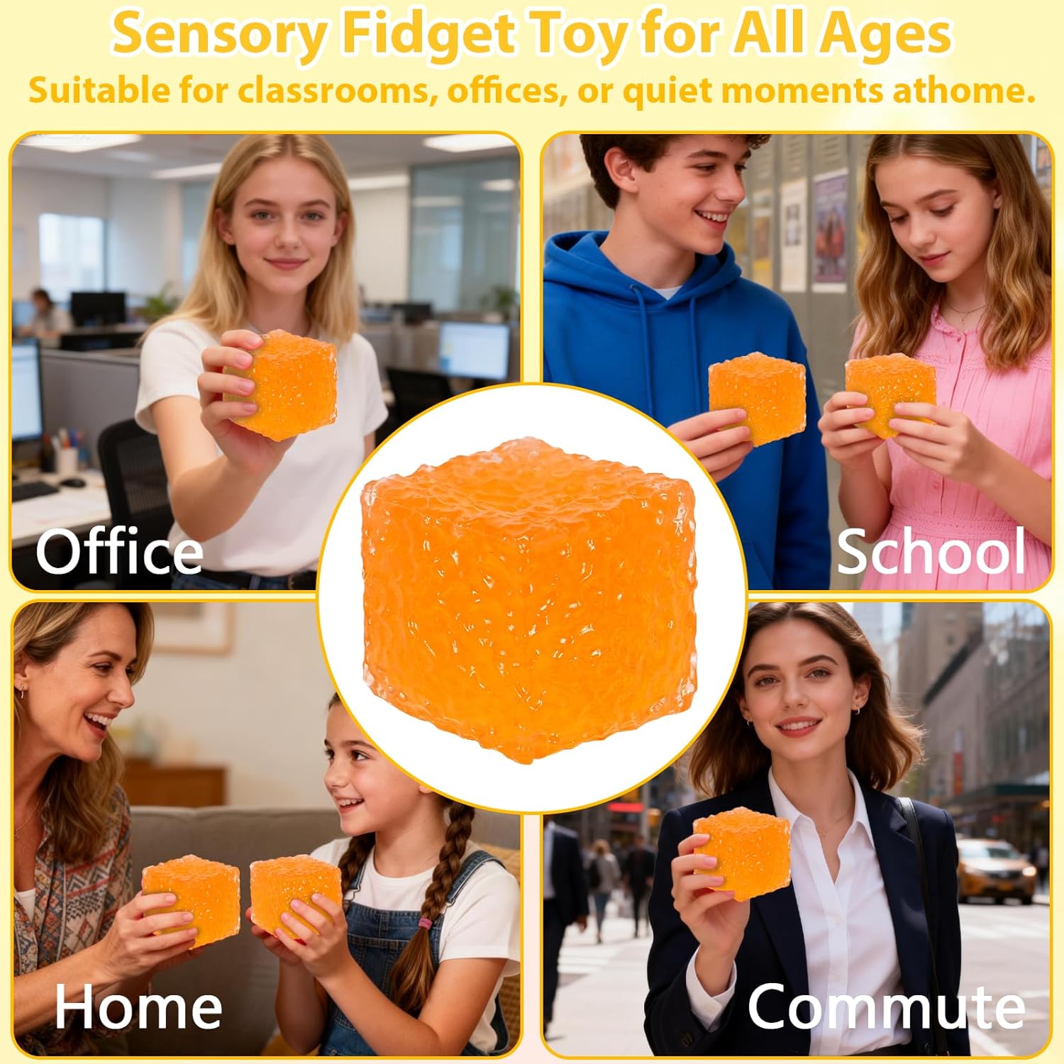 Frosted Honeycomb Ice Cube Squ - Fidget Cube Original incelemesi ve fiyatı