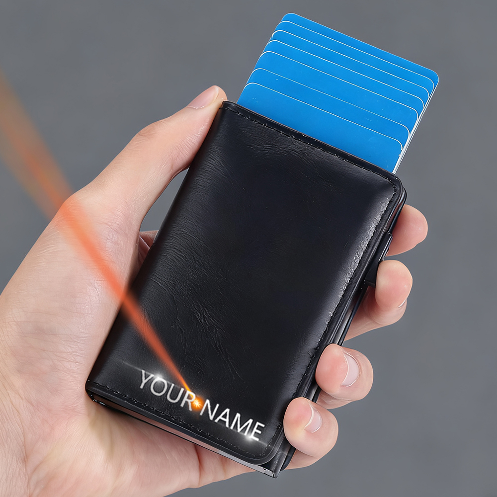 New RFID Mini Men Card Wallets - Card Top Loader incelemesi ve fiyatı