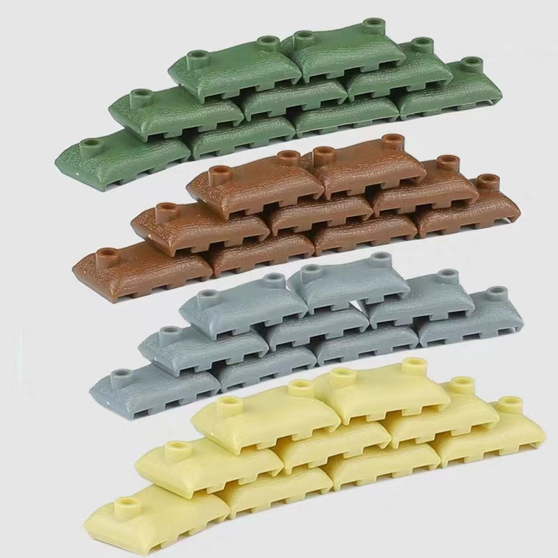 50PCS MOC Military Sandbag Bui - Lego Minifigure Holder incelemesi ve fiyatı