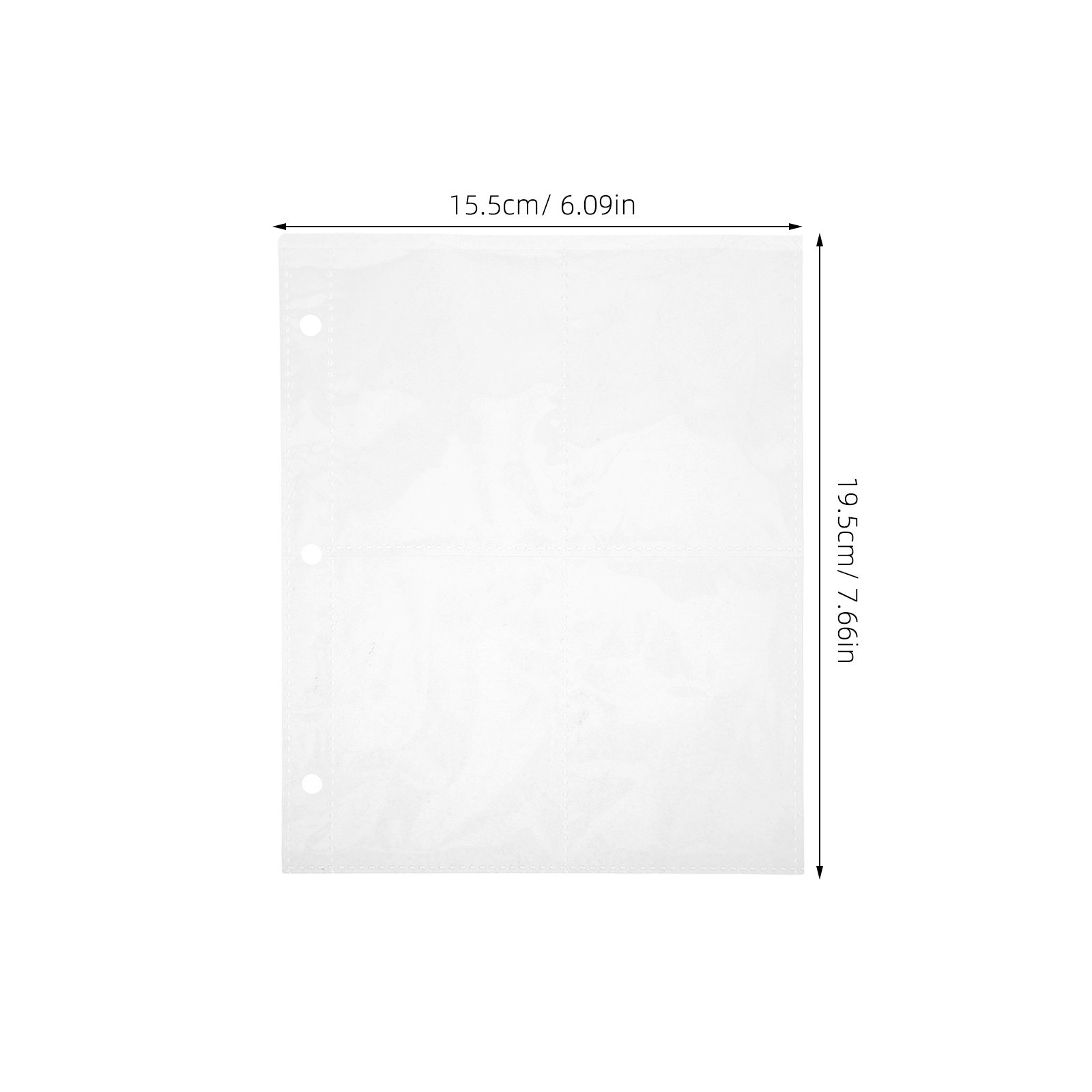 10Pcs Clear Binder Card Sleeve - Trading Card Binder incelemesi ve fiyatı