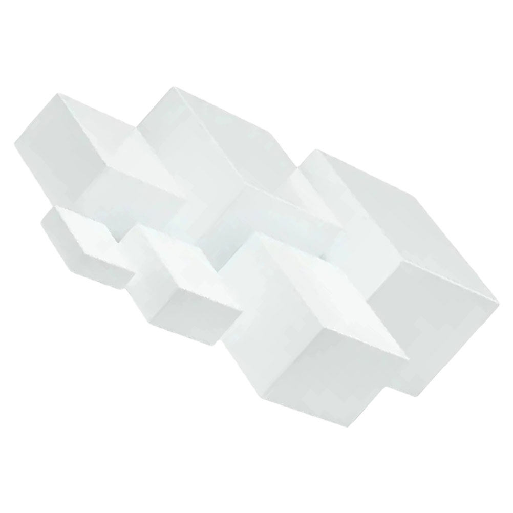 6Pcs Minimalist White Plastic  - Display Risers Set incelemesi ve fiyatı
