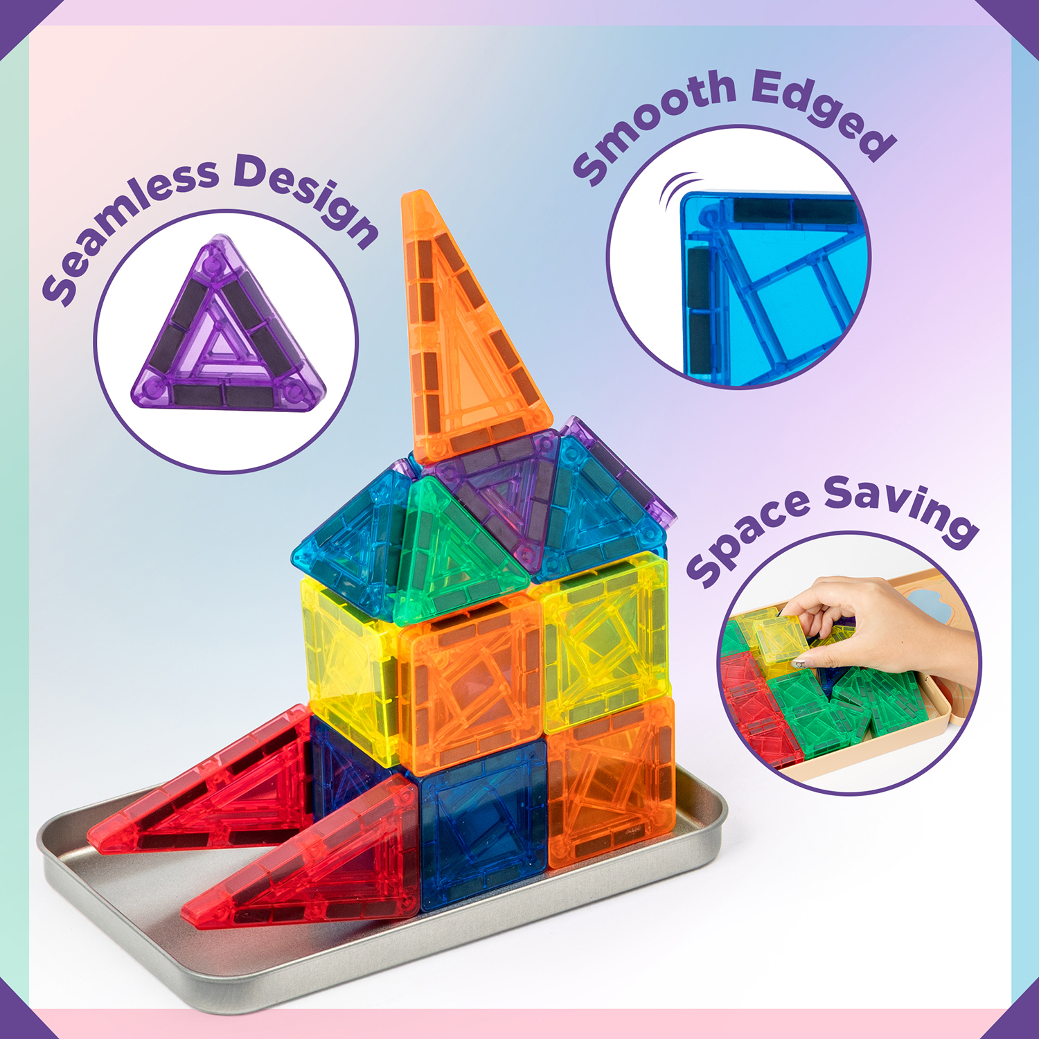 42P/60P Mini Magnetic Tiles Bu - Building Block Mini incelemesi ve fiyatı