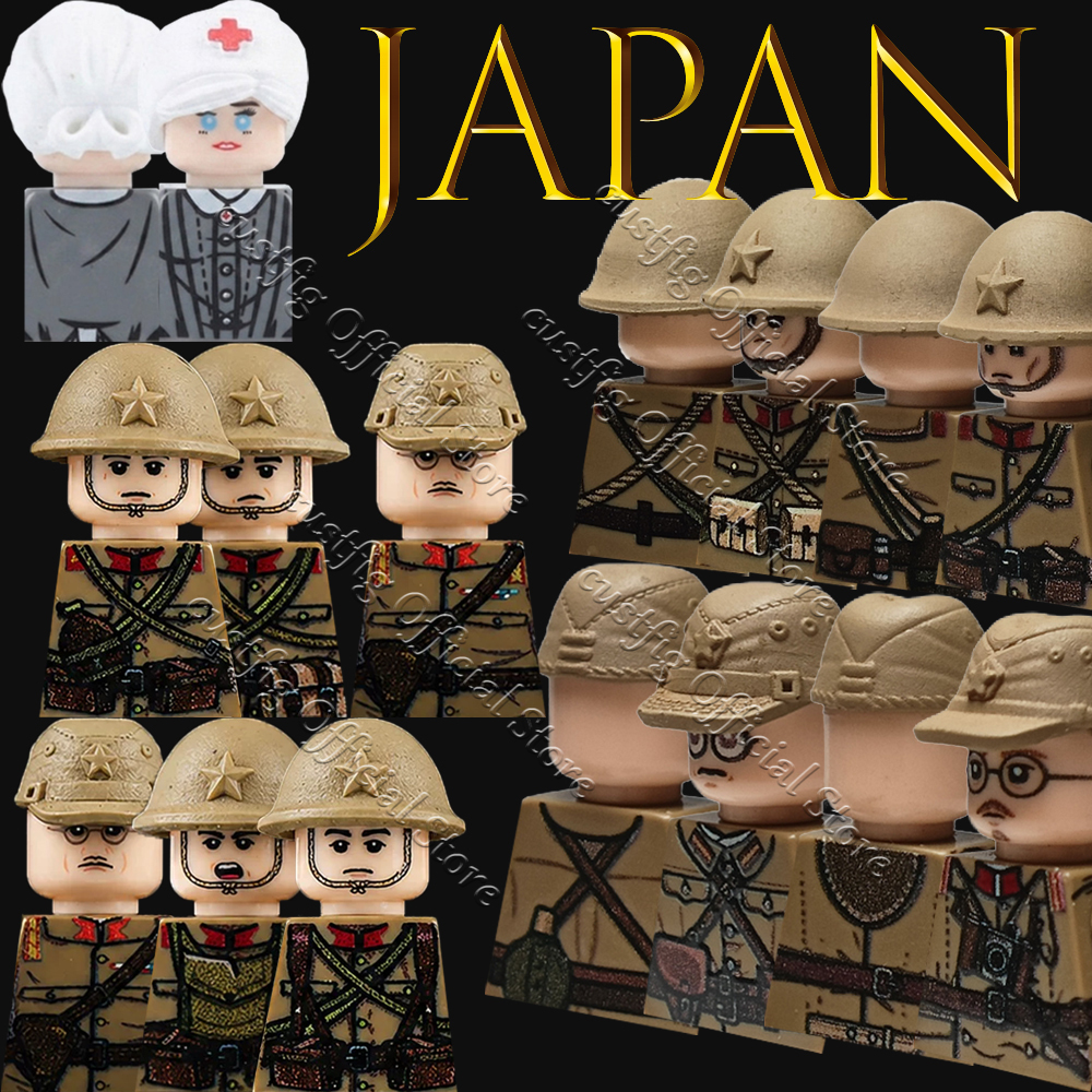 WW2 Military Army Japan Soldie - Lego Minifigure Holder incelemesi ve fiyatı