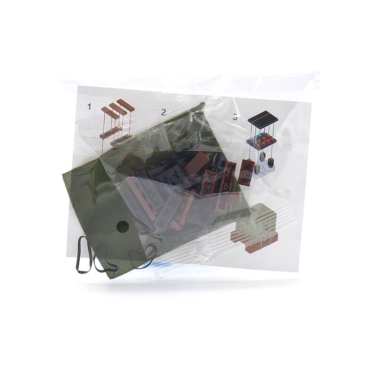 WW2 Military Air Drop Crate Bu - Lego Minifigure Holder incelemesi ve fiyatı
