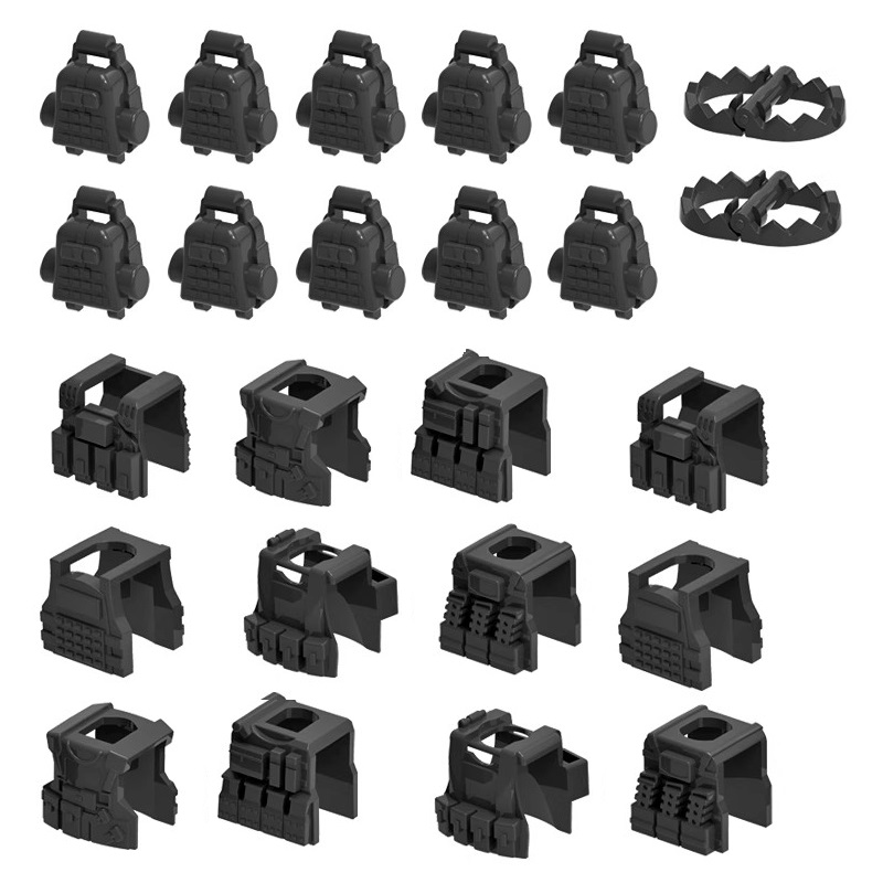 MOC Military Armor Tactical Ve - Lego Minifigure Holder incelemesi ve fiyatı