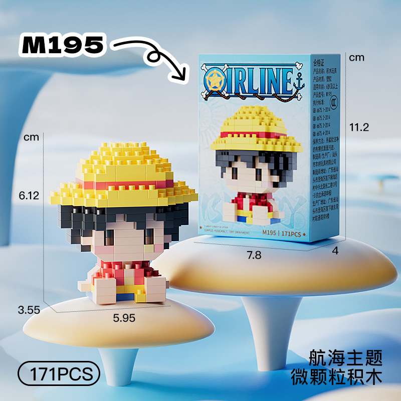 New ONE PIECE Sun God Nika Luf - Building Block Mini incelemesi ve fiyatı