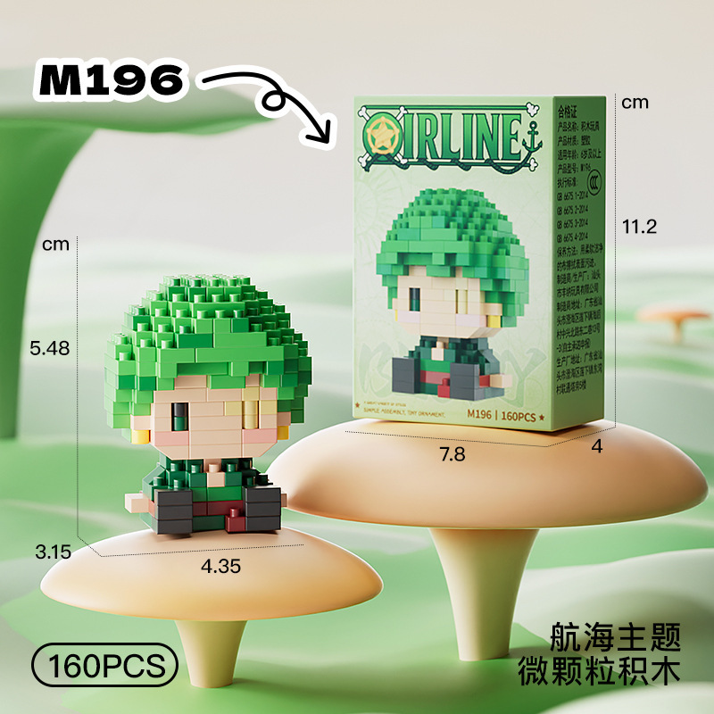 New ONE PIECE Sun God Nika Luf - Building Block Mini incelemesi ve fiyatı